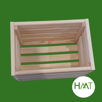 Skrzyneczka drewniana, pudełko do przechowywania, wysokość 18cm